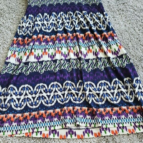 NWT Tory Burch SILK  Multicolor Patterned Dress - Picture 3 of 10